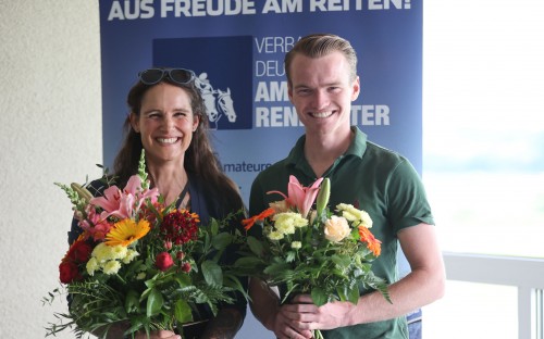 Die Amateur-Champion 2022: Janina Boysen und Gijs Snijders @Sabine Effgen