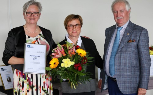 Sylvia Herrmann wurde für 60 Jahre Mitgliedschaft geehrt @Sabine Effgen